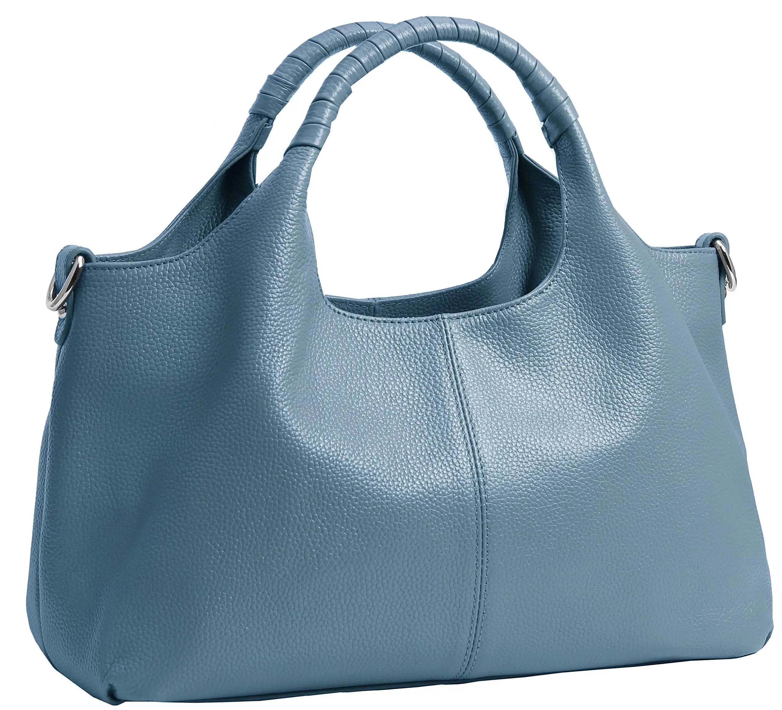 Genuine Leather Shoulder Bags and Quiet Luxury Handbags for Women Purses Designer Cross Body Hobo Medium Size Tote Bags