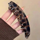 1/3 Pcs Tortoiseshell Banana Hair Clip Fish Shaped Hairpin Women Hairgrips Twist Clamp Ponytail Barrettes Hair Accessories Set M