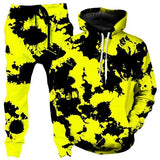 Colorful Abstract Mandala 3D Print Hoodies Pants Set Men's Sweatshirts Sweatpants Two Piece Suits Outdoor Tracksuit Man Clothing