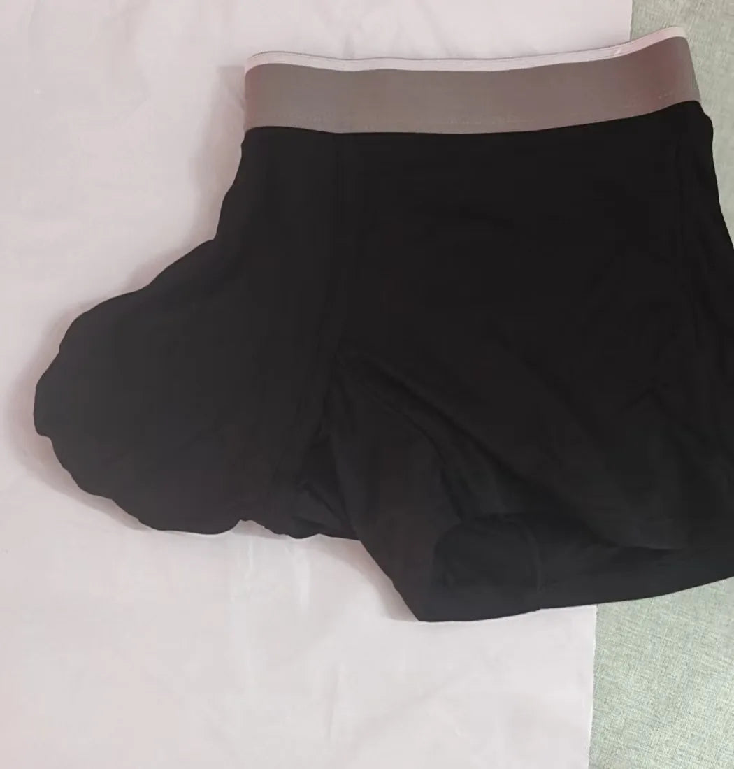 Men Modal Boxer Briefs Big Pouch Underwear Extra Large Bulge Enhancing Breathable Cooling Lightweight Mens Boxers Shorts Panties