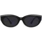 Vintage Cat Eye Sunglasses for Women Elliptic Square Oval Fashion Shades Trendy Female Outdoor Eyewear