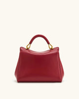 JW PEI Lucia Top-Handle Bag Luxury Designer Crossbody Shoulder Bag for Women Elegant Turn Lock Vegan Leather Messenger Purse