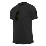 Men Summer Quick Dry Breathable Elastic Military Tactical Shirts Pullerover Hiking Camping Tops Climbing Tees Sports Gym T-shirt
