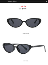 2pcs Retro Small Cat Eye Sunglasses for Women Men Rivet Design Fashion Triangle Sun Glasses Cute Style Multi Color Eyeglasses