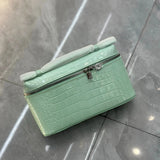 Shoulder Bag Handbag women Luxury Women's Crocodile Embossed Mobile Phone Handbag Brand New LP19 Genuine Leather Mini Small size