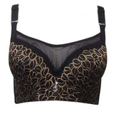 Thin Cup Push Up Bra Mesh Lace Bras For Women Plus Size Underwear Brassiere Elegant Pattern Lingerie