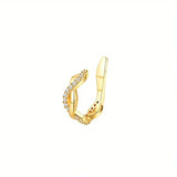 EVISPOL 1Pc Hot Sale Cute Metal Leaf Earcuff Clips On Earring for Women Fake Piercing Cartilage Earrings Ear Ring Without Hole