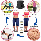 1pc Waist Trainer Slimming Body Shaper Fitness Belt Weight Loss Fat Burning Sport Girdle Sweat Trimmer Workout Cincher Shapewear