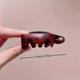 4 pcs Banana Clips, Small Size, Vertical Clips for Women, Elegant High Ponytail Hairpins, Twist Clips, Simple Hair Accessories