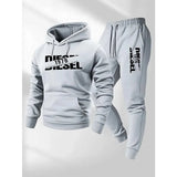 2025 popular autumn and winter new hooded sportswear sportswear fashion hooded sportswear casual sportswear and pants two in one