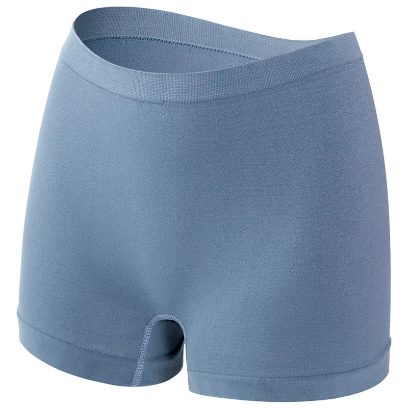 1 Pack Women's Seamless Boyshort Panties Anti-Chafing Safety Shorts Sports Underwear Stretchy & Soft Lingerie Intimates S-5XL
