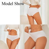4Pcs/Set Comfort Cotton Panties Women High Waist Briefs Seamless Underwear Breathable Underpants Plus Size Panty S-2XL Intimates