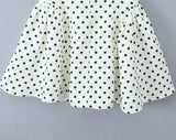 YENKYE French Style Retro Polka Dot Deep V Halter Dress Women Sexy Backless A-line Slim Sweet Elegant Mini Dresses Summer Robe