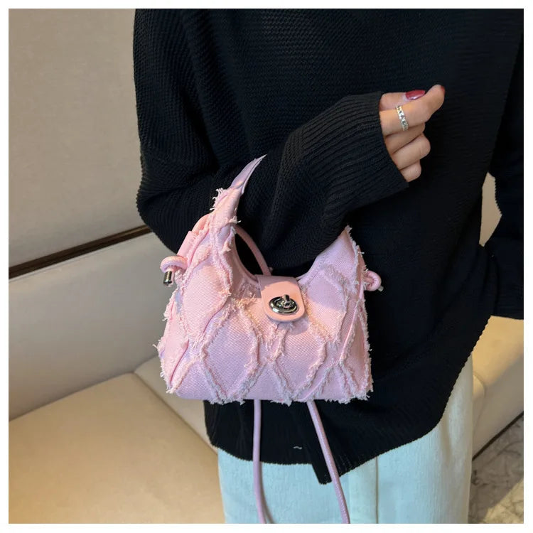 2024 New Designer Single Shoulder Bag Women Fashion Chain Crossbody Bags For Women Brand Ladies Handbags And Purses