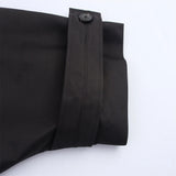Autumn new European and American style hooded long sleeved lapel jacket single breasted trench coat short jacket