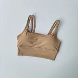Sports Underwear Bras Top Women's Shockproof Gathering Fitness and Breasts Wearing Yoga Quick-drying Suspender Vests in Summer