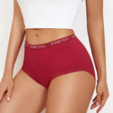 4Pcs S-XXL Cotton High Waist Underpants Women's Seamless High Elastic Belt Panties Comfortable Sports Briefs Breathable Lingerie