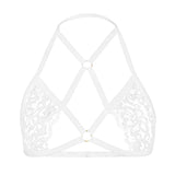 New Sexy Lace Women's Bra Lingerie Fashion Push Up Female Bralette Top Adjustable No-Slip Female Bra Perspective Women Underwear