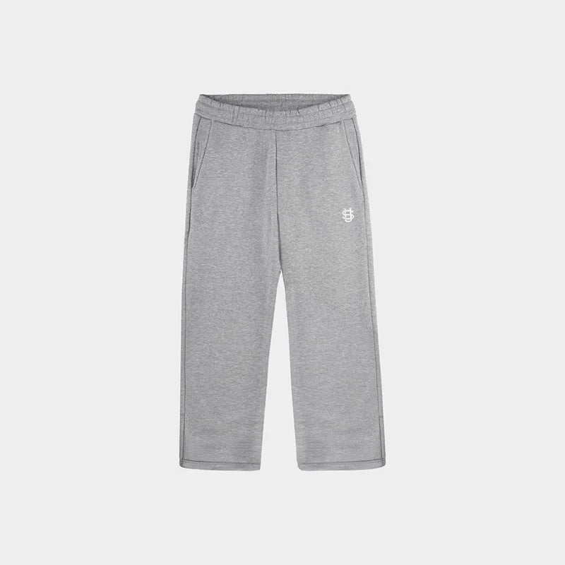 High Waist Autumn Drawstring Zipper Sweatpants Solid Color Casual High Street Hip-Hop Rap Y2K Style Trousers