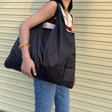 Versatile Folding Shopping Bag, Large Capacity Travel Tote Bag, Fashion Reusable Grocery Bag