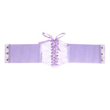 Fashion Women Waist Corset Flower Embroidery Elastic Waistband Black White Red Pink Wide Lace Slimming Body Belts Cummerbunds