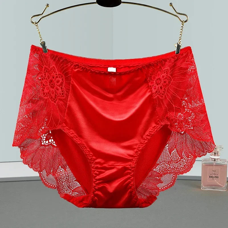 New Sexy Women Underwear High Quality Luxury Lace Ladies Panties Seamless Mid-Rise Female Briefs Lingerie Intimates
