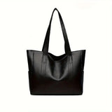 Vintage Ladies Bag Large Capacity Handbag , Vintage Plain Shoulder Bag , Ladies Commuter Casual Handbag