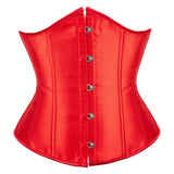 Underbust Corset Waist Slimming Corset Bustiers Body Shaper for Women Steampunk Lace-up Corset Belt Waist Trainer