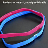 3pcs Elastic Absorbent Sweat Bands Solid Thicken Non-Slip Sports Outdoor Headbands Hair Accessories Running Exercise