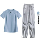 DRUR Summer Hiking Tracksuit Women Breathable Quick Dry Running Set  2 Piece Gym Outfit Slim Fit Sports Top Cargo Pants Suit New