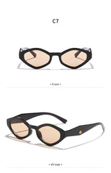 Vintage Cat Eye Sunglasses Women Men 2026 Brand Designer Fashion Goggle Sun Glasses Female Trends Shades Outside Eyewear UV400