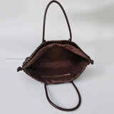 new niche commuting woven hand-held shoulder bag, fashionable and versatile, super large capacity tote bag