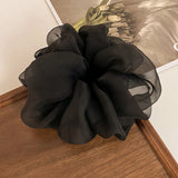 Large Mesh Hair Rope for Women Simple and Fashiona  Does Not Hurt The Hair Hair Rope Cute Girl High Ponytail Scrunchie