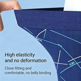 4pcs men's underwear, comfortable, soft and fashionable daily line print intimate boxer briefs, sporty and breathable boxers