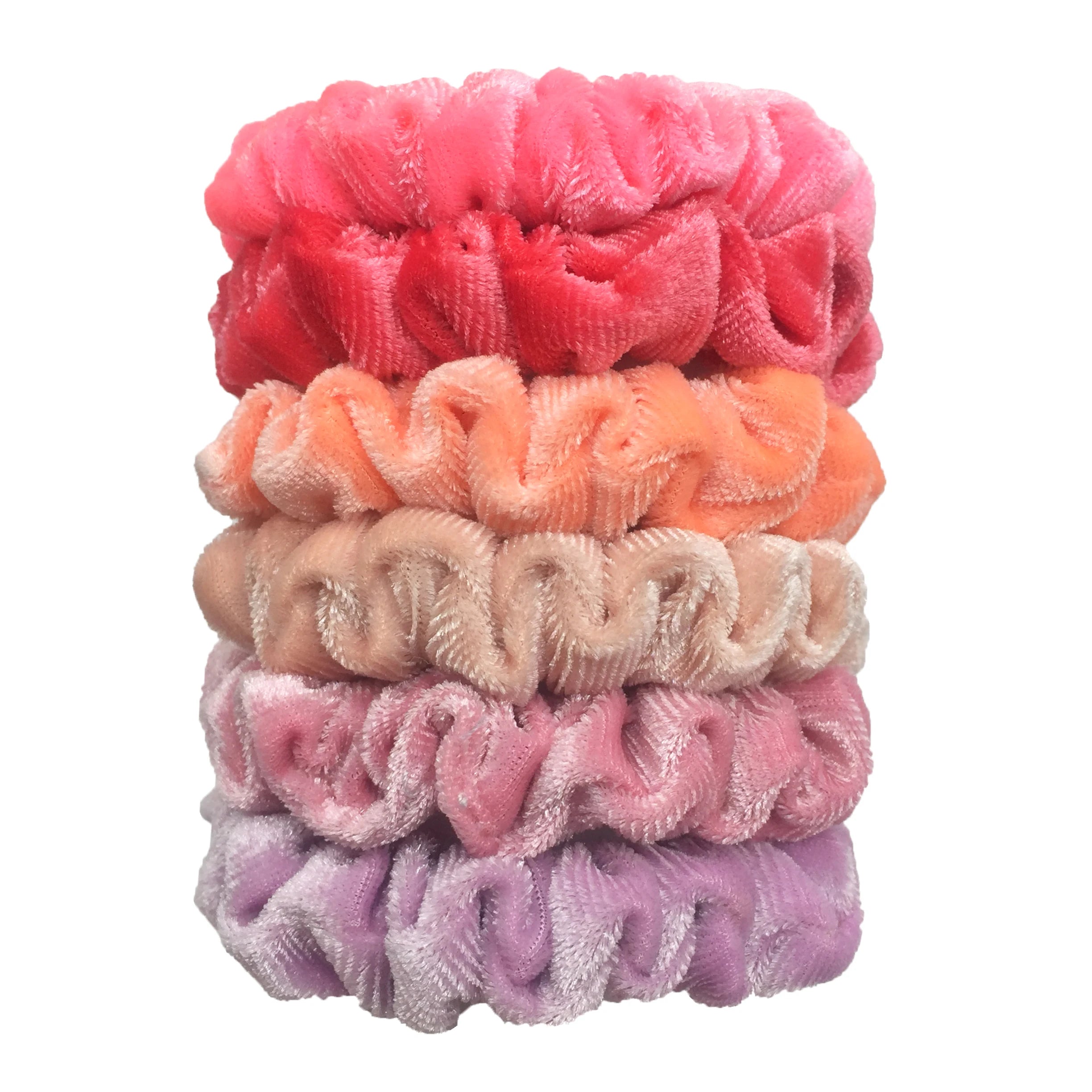 24/50/6pcs Scrunchies Women Velvet accessoires for boutique Cute Leopard High Quality Elastic Headwear Ponytail Hair Tie