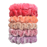 24/50/6pcs Scrunchies Women Velvet accessoires for boutique Cute Leopard High Quality Elastic Headwear Ponytail Hair Tie