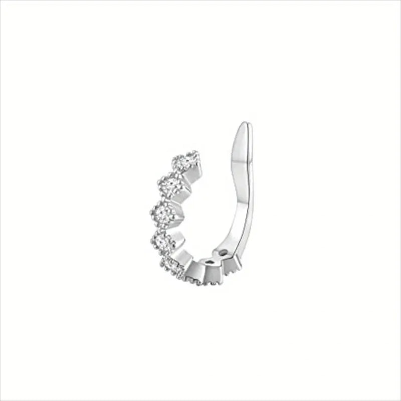 EVISPOL 1Pc Hot Sale Cute Metal Leaf Earcuff Clips On Earring for Women Fake Piercing Cartilage Earrings Ear Ring Without Hole
