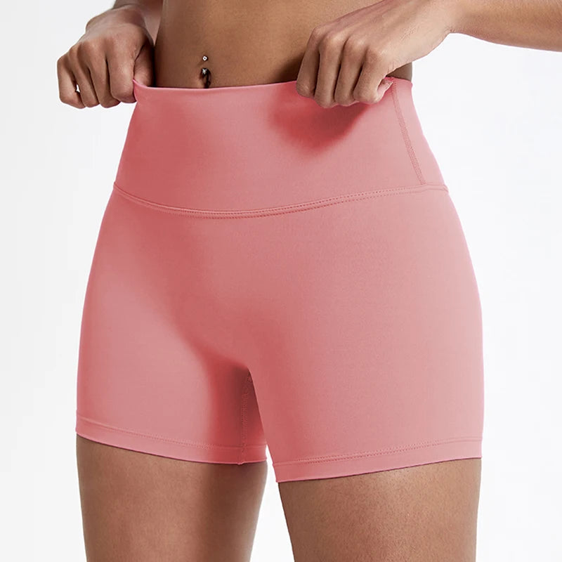 Hearuisavy Summer Running Sports Shorts Women Buttock Lift Leggings Women Cycling Slim Fit Workout Shorts High Waist Yoga Shorts
