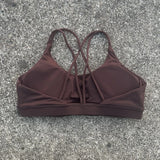 Solid Color Cross Fitness Bra Soft High Strength Women Tight Sport Top Comprehensive Training Gym Yoga Underwear With Chest Pad