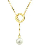Stainless Steel Vintage Textured Delicate Necklace