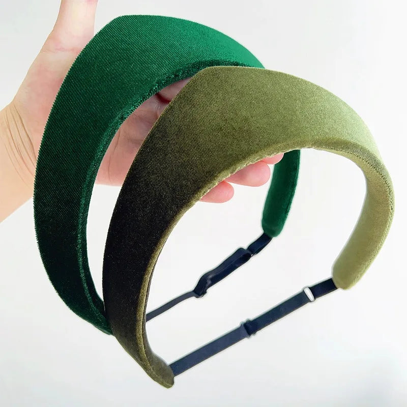 2026 Velvet Women Headband Smooth European and American Hairpin Headband Hair Hoop Lady Headwear