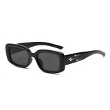 Retro Y2K Small Square Kitten Eye Sunglasses Women Men Fashion Colorful Mirror Lens Punk Sports UV Protection Sun Glasses