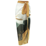2026 New Sexy Print Retro Swimwear Beach Dress Cover Up Long Skirts Skirt Party Outfits Swimsuit Beachwear