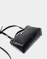 Shoulder Bag Handbag women Luxury Women's Crocodile Embossed Mobile Phone Handbag Brand New LP19 Genuine Leather Mini Small size