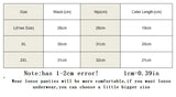 7Pcs Women's Underwear Girls Cotton Panties Sexy Briefs Breathable Soft Lingerie Female Cute Solid Color Underpants Plus Size
