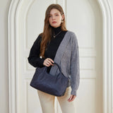 Genuine Leather Shoulder Bags and Quiet Luxury Handbags for Women Purses Designer Cross Body Hobo Medium Size Tote Bags