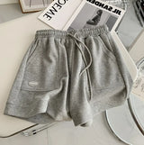 2026 Women's Comfortable Loose Wide-legged Drawstring A Pants Slim Waist Slim Fit Casual Home Versatile Sports Shorts New