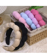 Fashion Sponge Headband For Women Hair Accessories Multifunction Head Band For Face Washing Makeup Removal Shower Hair Band