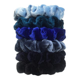 24/50/6pcs Scrunchies Women Velvet accessoires for boutique Cute Leopard High Quality Elastic Headwear Ponytail Hair Tie