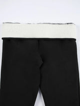 Autumn Winter Warm Fleece Women Leggings Velvet Thicken High Waist Tights Elastic Slim Solid Color Leggings Prevent Cold Tights